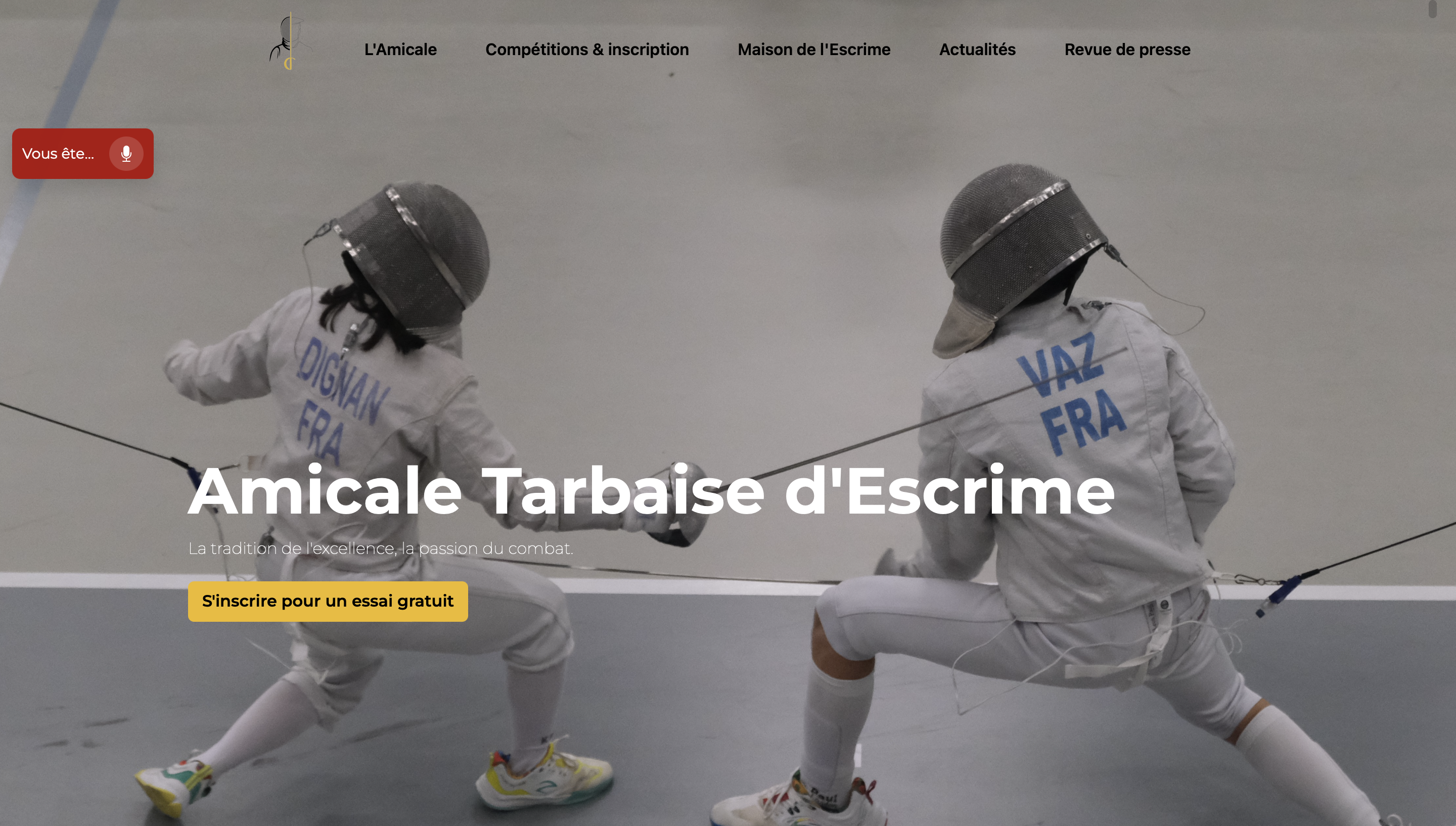 Site Escrime